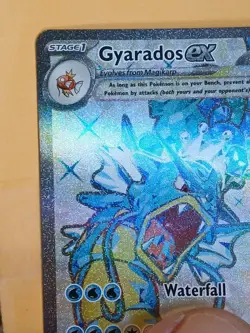 Pokemon & Violet Base Set Gyarados ex 225/198 Full Art Tera - Image 5