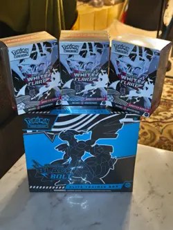 Pokemon Black Bolt ETB and 3 White Flare Booster Bundles Factory Sealed - Image 2