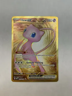 Pokemon Mew ex 205/165 Hyper Rare Gold Full Art Holo SV 151 English 2023 - Image 1