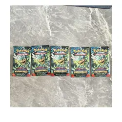 Pokemon TCG Twilight Masquerade Booster Packs Lot of 5 English - Image 1