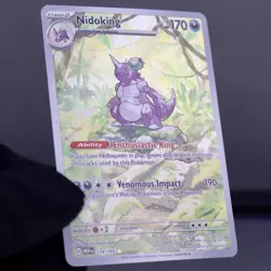 Pokemon Nidoking 174/165 Scarlet & Violet 151 Illustration Rare NM - Image 3
