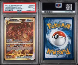 Pokemon Giratina VSTAR TCG Crown Zenith GG69/GG70 PSA 10 Gem Mint - Image 3