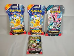 Pokemon TCG: Scarlet & Violet Booster Pack Random LOT of 4 Brand NEW SEE PICS - Image 1