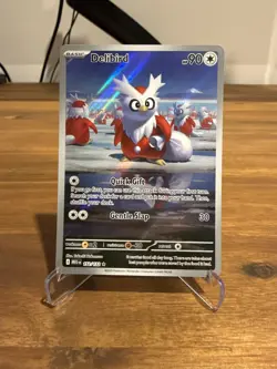 Pokemon TCG Delibird 152/132 Mega Evolutions Illustration Rare NM English - Image 1