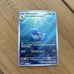 Pokemon Wartortle Sv: Scarlet & Violet 151 171/165 IR Holo English 2023 - Image 1
