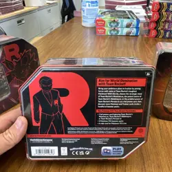 Pokemon TCG: Team Rocket Tin Sealed FULL SET ALL 3 Tins! - Image 3