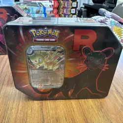 Pokemon TCG: Team Rocket Tin Sealed FULL SET ALL 3 Tins! - Image 4