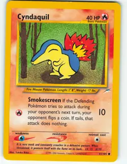 Cyndaquil - 61/105 Neo Destiny - Pokemon TCG - 2002 - Image 1