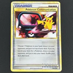 Pokemon Communication 98/123 Uncommon HeartGold & SoulSilver Pokemon LP - Image 1