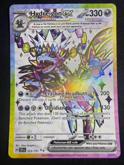 Pokemon TCG - Hydreigon ex 223/191 Near Mint Ultra Rare Surging Sparks - Image 1