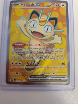 Meowth ex 107/088 Ultra Rare Perfect Order Pokemon TCG Near Mint - Image 1