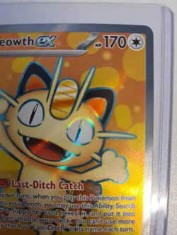 Meowth ex 107/088 Ultra Rare Perfect Order Pokemon TCG Near Mint - Image 5