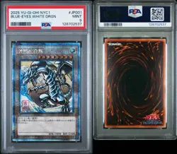 Yu-Gi-Oh PSA9 Blue-Eyes White Dragon NYC1-JP001 2025 Japanese - Image 2