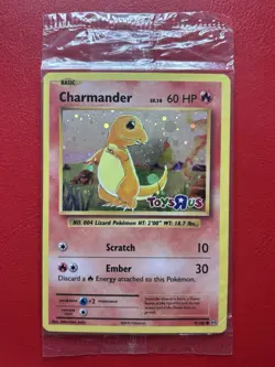 Charmander - 9/108 - Toys R Us Promo, Evolutions - Pokemon Card - Sealed - Image 2