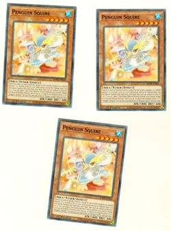 Set Of 3 Penguin Squire BODE-EN024 Burst Of Destiny 1st Edition Yugioh - Image 1