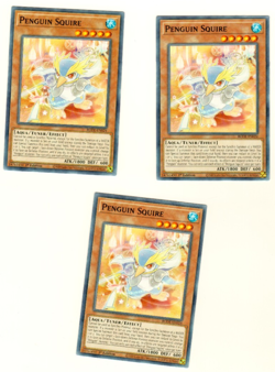 Set Of 3 Penguin Squire BODE-EN024 Burst Of Destiny 1st Edition Yugioh - Image 3