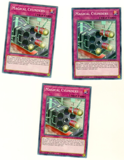 Set Of 3 Magical Cylinders BODE-EN070 Burst Of Destiny 1st Edition Yugioh - Image 1