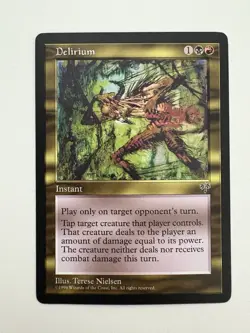Delirium MTG Magic the Gathering Card NM Near Mint Mirage - Image 1