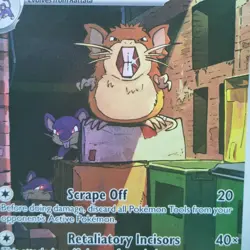 Raticate 099/088 Illustration Rare Perfect Order NM/M Pokemon Card Pack Fresh - Image 2