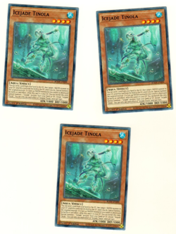 Set Of 3 Icejade Tinola BODE-EN009 Burst Of Destiny 1st Edition Yugioh - Image 3