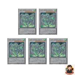 5 card Stardust Dragon QCAC-JP033 Ultra Rare Japanese YuGiOh - Image 1