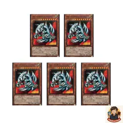 5 card Blue-Eyes Toon Dragon PGB1-JP020 Millennium Rare YuGiOh - Image 1