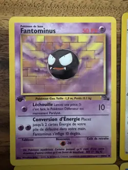 Pokemon TCG 4-Card Lot French 1st Ed Gastly Raichu Dark Dragonair Tentacruel - Image 2