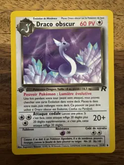 Pokemon TCG 4-Card Lot French 1st Ed Gastly Raichu Dark Dragonair Tentacruel - Image 3