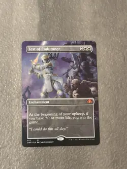 MTG ** Test of Endurance ** (Borderless) Dominaria Remastered - Image 1