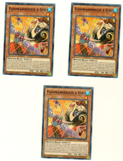 Set Of 3 Floowandereeze & Stri BODE-EN015 Burst Of Destiny 1st Edition Yugioh - Image 3