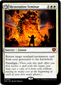 Restoration Seminar [Secrets of Strixhaven] MTG SOS 30 NM ⚪ - Image 1