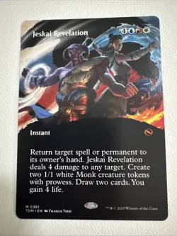 Jeskai Revelation Borderless (NM Non-Foil) TDM-0361 Mythic MTG - Image 1
