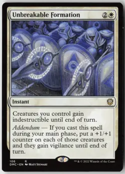 Unbreakable Formation (106) - Normal - Commander: Dominaria United (DMC) - NM - Image 1