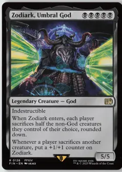 Zodiark, Umbral God (128) - Normal - Final Fantasy (FIN) - NM - Image 1