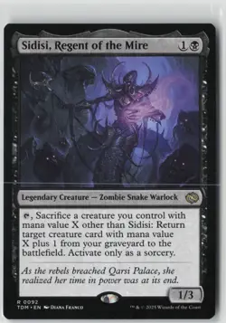 Sidisi, Regent of the Mire (92) - Normal - Tarkir: Dragonstorm (TDM) - NM - Image 1