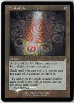 Seal of the Guildpact (Retro Frame) (394) - Foil - Ravnica Remastered (RVR) - NM - Image 1