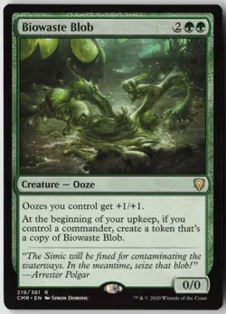 Biowaste Blob (219) - Normal - Commander Legends (CMR) - NM - Image 1