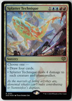 Splatter Technique (231) - Foil - Secrets of Strixhaven (SOS) - NM - Image 1
