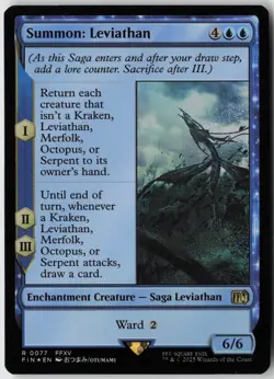 Summon: Leviathan (77) - Foil - Final Fantasy (FIN) - NM - Image 1