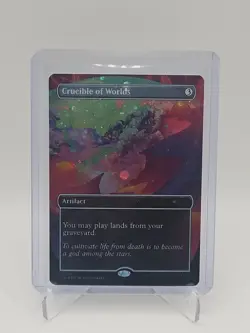 Crucible of Worlds (Galaxy Foil) 2110 Secret Lair Drop Mythic 1st Print Error NM - Image 1