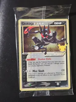 Pokemon TCG Greninja Gold Star SWSH144 Black Star Promo Celebrations ETB SEALED - Image 1