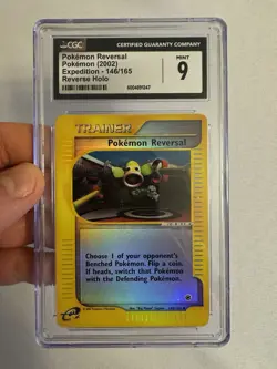 2002 Pokemon - Pokemon Reversal Reverse Holo Expedition Base 146/165 CGC 9 MINT! - Image 2