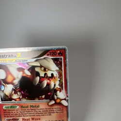 Pokemon TCG Heatran LV X Promo Holo Pokemon Promos DP31 Holo Promo Promo - Image 3