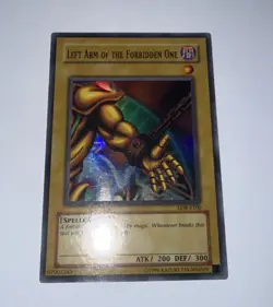 Yugioh Left Arm Of The Forbidden One LOB-E100 Ultra Rare (NM) - Image 3