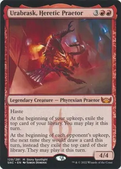 MTG (c) Streets of New Capenna - Urabrask, Heretic Praetor - Image 1