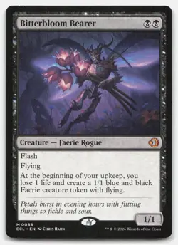 Bitterbloom Bearer 88 Mythic Lorwyn Eclipsed Magic: The Gathering Near Mint - Image 1