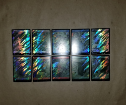 MTG LOTR SURGE FOIL Basic Map Land Set of 10 (NM/MINT) One of Each Artwork! - Image 2