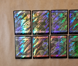 MTG LOTR SURGE FOIL Basic Map Land Set of 10 (NM/MINT) One of Each Artwork! - Image 3