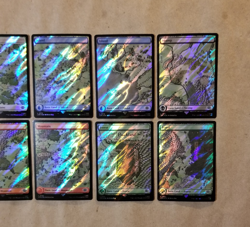 MTG LOTR SURGE FOIL Basic Map Land Set of 10 (NM/MINT) One of Each Artwork! - Image 4
