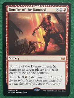 Bonfire of the Damned M Modern Masters 2017 91 NM - Image 1